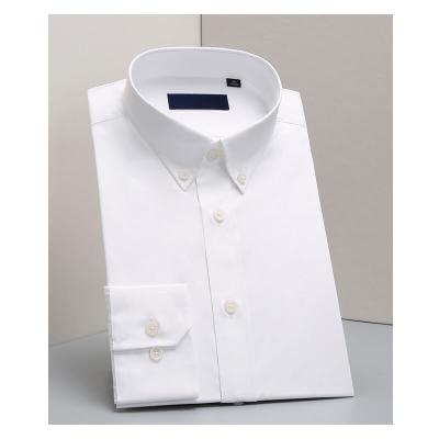 China Hot-selling cream twill turn-down collar single breasted anti-pilling shirts for men for sale