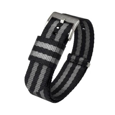 China Crafted 2021 Nylon Watch Band Nato Armor Seat Belt Nato Watch Strap 16mm 18mm 20mm 22mm Washable Replacement 24mm Custom Made Nylon Striped Nylon Premium Price factory for sale