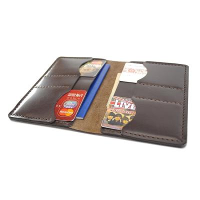 China 2 Compartments For Passports / Wholesale Custom Vegetable Tan Leather Distressed Brown UK Card Holder Money Card Holder Passport Cover Case Factory Factory Passport for sale