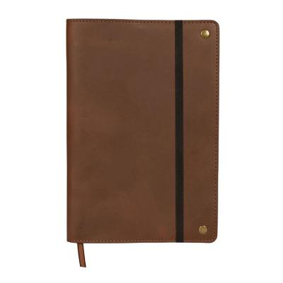 China The paper is thick enough not to bleed the limit classic brown rustic a5 left handed planner style notebook free personal leather notebook leather notebooks for sale