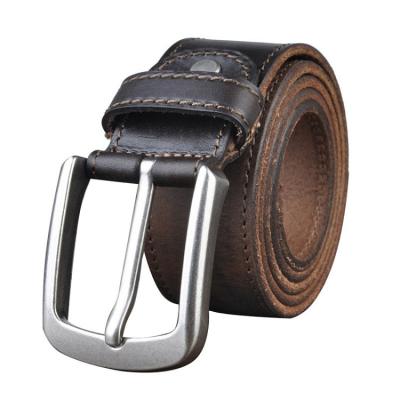 China Fashionable Leather Men's Trellis Stretch Comfort Belt Soft Top Grain Casual Soft Top Veg Belt Tan Leather Men's Belts Tan 1 1/2