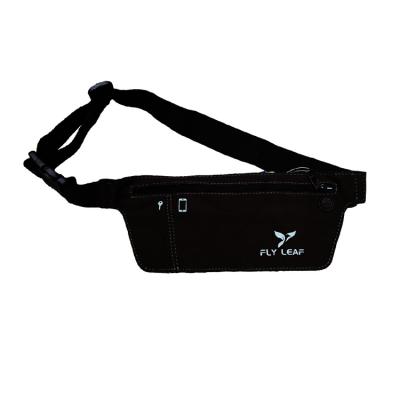 China Custom design polyester branded waist bag outdoor black water proof waist bag wholesale man shoulder waist bag for sale