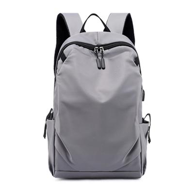 China 2020 gray laptop bag minimalist mochila nylon backpack business modern anti-theft laptop backpack for sale