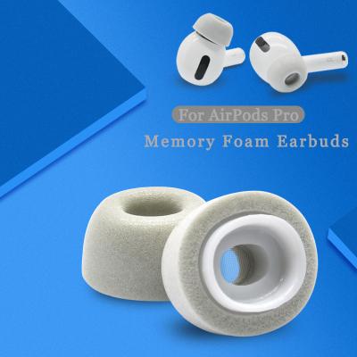 China For Earphone For Apple Airpods Pro Ear Tips Mop Memory Foam Earplugs Noise Cancel Replacement Earbuds With Air Filter for sale