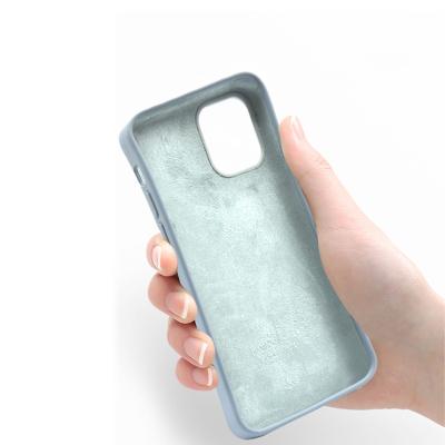 China 100% Eco-Friendly Personal Wholesale Personal Anti Fall Silicone Phone Cases Durable For i 12 Mini Phone Case for sale