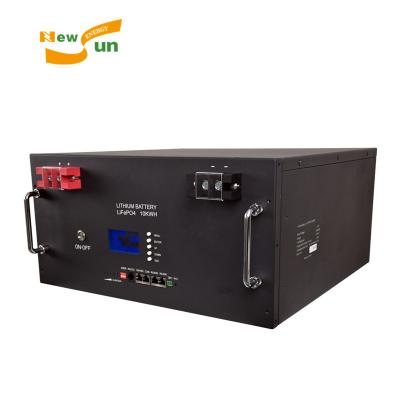 China External battery 200ah 48V solar system for home rack power storage cabinet lithium ion lifepo4 battery for sale