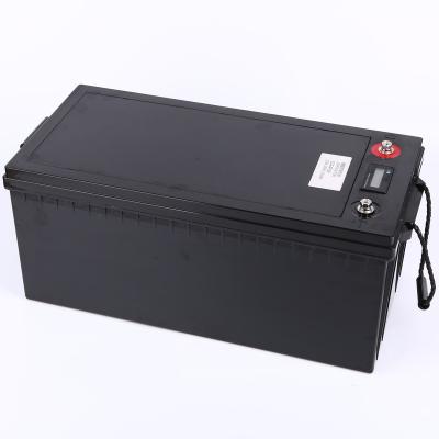 China Power bank deep cycle lithium 12v 200ah lifepo4 battery lead acid battery for home solar storage for sale