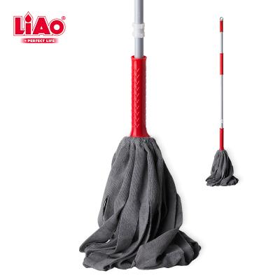 China A130075 Liao 360 spinner broom lock style water-locking water-locking broom easy self squeeze twist magic broom for sale