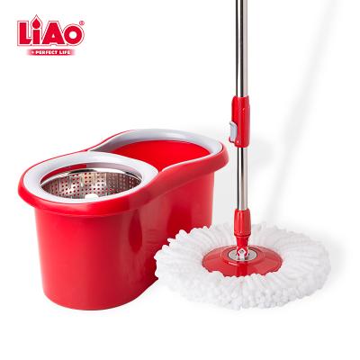 China T130034 LIAO Household Magic Mop Easy Viable Tornado With Mop Bucket Floor Cleaner Mop for sale