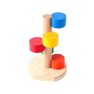 China Sustainable Hamster Wooden Play Toy Exercise Jump Ladder for sale