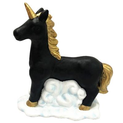 China Elegant Modern Europe Unicorn Style Quality Magnesia Home Decor for sale