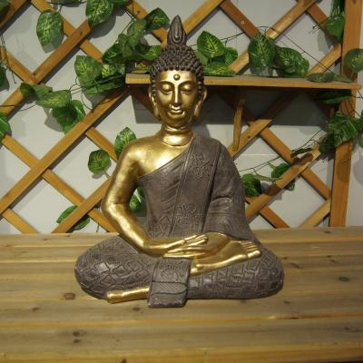 China Europe Modern Buddha Magnesia Gold Sitting Home Office Decor for sale