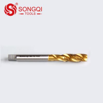 China Hardened Steel Spiral Spline HSS Tap Screw Thread Machine M16 Tap for sale