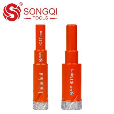 China Diamond Drill Bits Popular Using Good Quality Accessories Diamond Hole Saw Masonry Drilling Dry Drilling Holes, No Need Water 6-100mm for sale