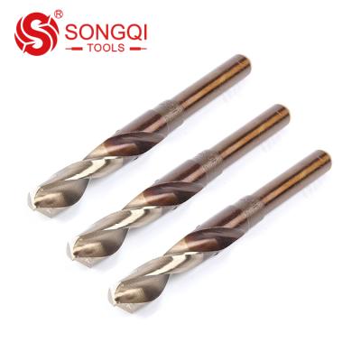 China HSS 1/2 Shank Torsion Drill Bits M35 Inch Reduced Drilling Holes Steel High Speed ​​Steel Cobalt For Wood for sale