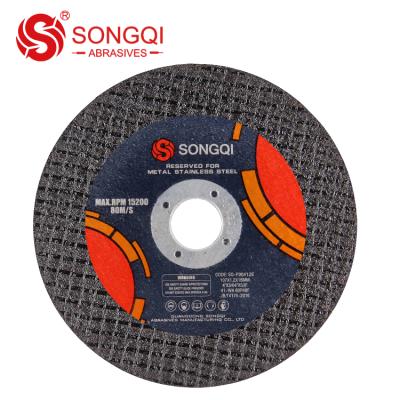 China For SQ-T4110704B Free Sample T41 Grinder Abrasive Metal Stainless Steel Green/Black Stainless Steel NC Stainless Steel Disc Cutting Wheel; GUA SONGQI for sale