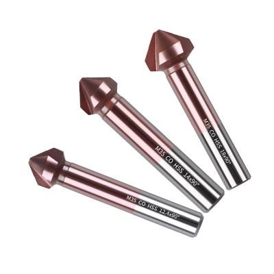 China For Metals Countersunk Fasteners SONGQI HSS M35 Countersink Drill Bit Cobalt Chamfer Tool Drill Bits And Screws For Chamfering And Deburring Metal/SS for sale