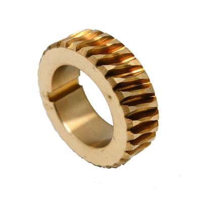 China Customized Brass Gearbox Pinion Worm Gear Wheel For Worm Gearbox for sale