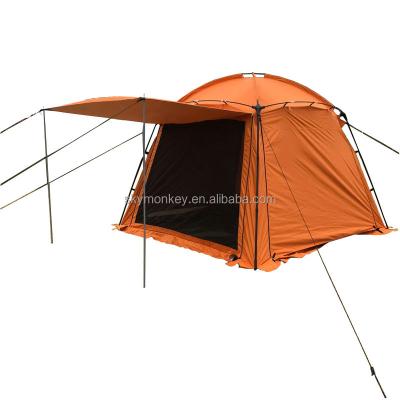 China 300*300cm Oversized Waterproof Fabric Tent 210D Oxford Cloth Silver Coated Camouflage Game/Field Camping Outdoor for sale