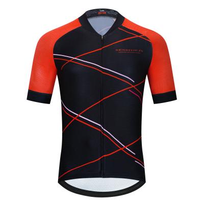 China Wholesale Breathable Cycling Shirt Shorts Sleeve Full Tops With Pockets Bike Jacket Cycling Jersey Men for sale