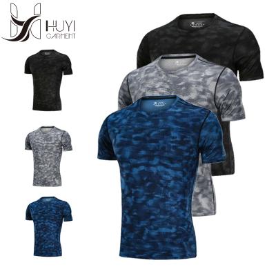 China Hot Selling Quick Dry Fitness Breathable Branded T-shirt Gym Clothing Mens Sportswear Custom Made Men for sale