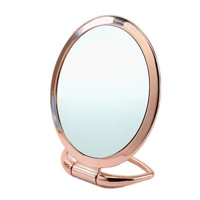 China High Definition Folding Magnifying Desktop Three Times Double Magnification Mirror Wall Hanging Beauty Makeup Mirror for sale