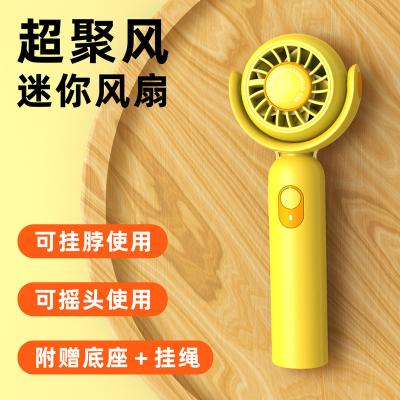 China Modern Simplicity 2022 New Large Wind USB Handheld Fan Charging Small Turbo Wholesale Portable Mini Handheld Fan for sale