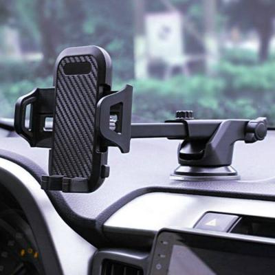 China Car Mobile Phone Holder Mount Holder Dash Mount Car Mobile Phone Bracket Adjustable GPS Cell Phone Bracket Clip Car Holder For Phone for sale