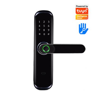 China 40-170MM room door lock cerradura inteligente smartsteps digital fingerprint wooden door lock for sale