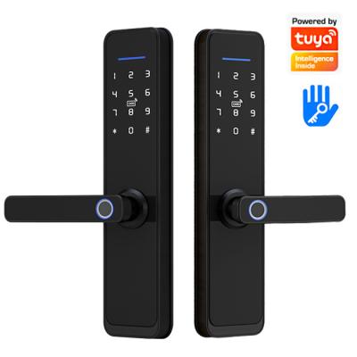 China 40-170MM room door lock cerradura inteligente smartsteps digital fingerprint wooden door lock for sale