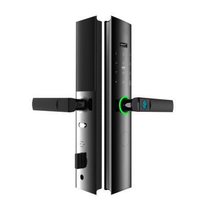 China 40-176MM Smart Digital Door Lock Door Lock Applet Security Fingerprint Door Lock Multifunctional statlock for sale