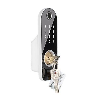 China 40-100MM adobe collection door lock smart electric lock iron yard door lock master key fingerprint password security for sale