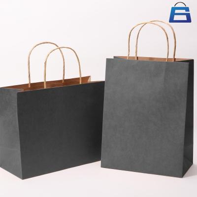 China Wholesale custom printing your own logo White brown kraft paper shopping art paper bag for sale