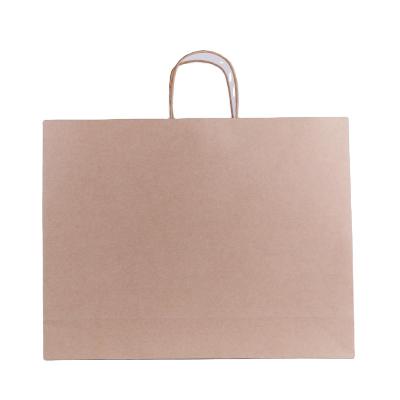 China New Design Gift Paper Shopping Bag With Handle Craft Brown Custom Kraft Paper Bag for sale