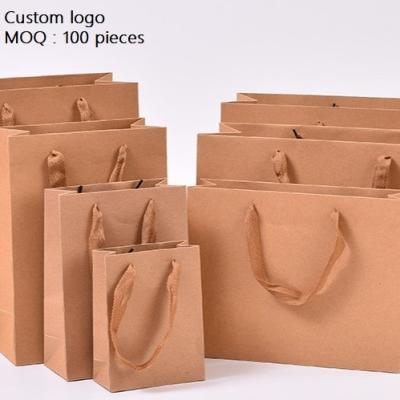 China Recycled custom logo/pattern materials black paper bag gift wholesale paper bag for sale