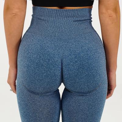 China Factory Wholesale OEM Steam Lady Front Antibacterial Yoga No Pants Leggings For Women Bamboo High Waist for sale