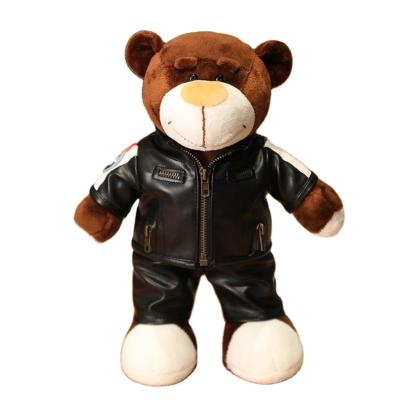 China Plush Toy Low Price Sale Locomotive Bear Plush Small Dynamic Charm Toys for sale