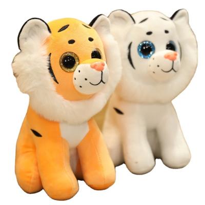 China Cute Gift Ready to Ship New Year's Smart Tiger Plush Toy Stuffed Plush Soft Cartoon Chinese Zodiac Animal Tiger for sale