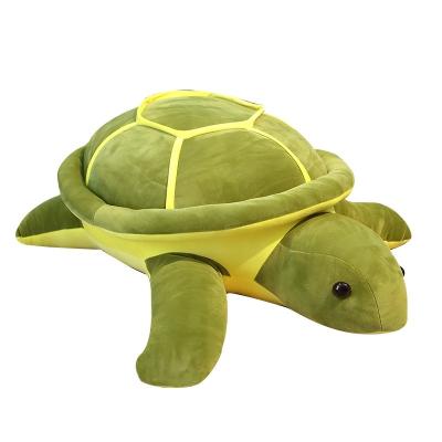 China Wholesale No Eyed Big Turtle Plush Toys Large Turtle Doll Pillow Cushion Fabric Doll for sale