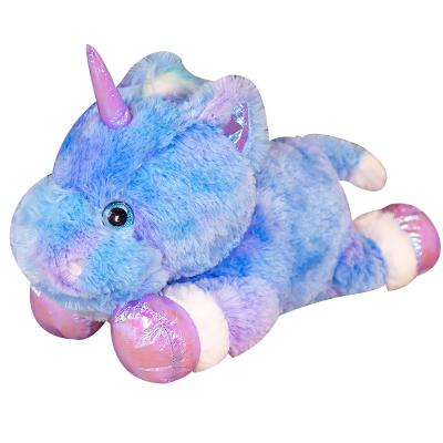 China Cute Plush Giant Stuffed Unicorn Stuffed Animal Toys Sit Soft and Fluffy Body Gift Cute Plush Pet Toys for sale