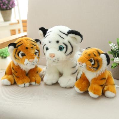 China Simulation Tiger Cute Plush Toy Soft Tiger Cushion Plush Toy for sale