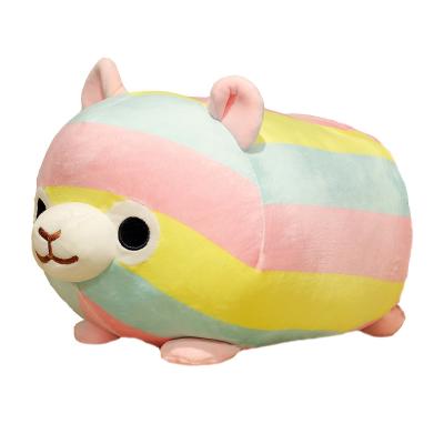 China Promotion OEM Cute Soft Alpaca Plush Toy Stuffed Pillow Cushion for sale