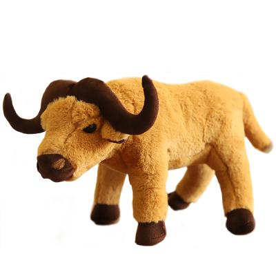 China Promotion Customize OEM Bull Yaks Buffalo Cow Soft Plush Cow Plush Toy for sale