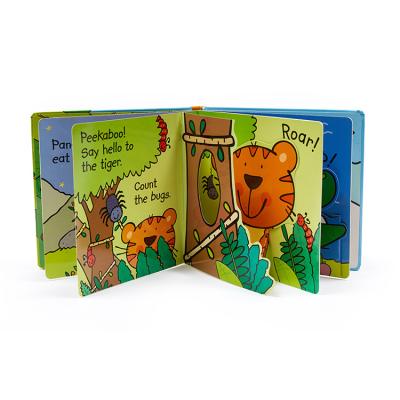 China Environmental friendly custom book printing color printed hardcover children board book printing for sale