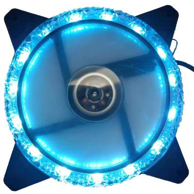 China Computer Case Factory Direct Selling Dual Aperture Diamond PC Fan for sale