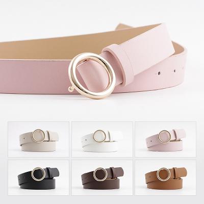 China Wholesale Simple Belt Factory Made Alloy PU Belt Fashion Trend for sale