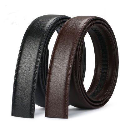 China Famous Brand Business Men Leather Belts, Business Style Rubber Slot Leather Belt Without Buckle for sale