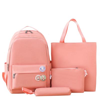 China Anti-theft bag BACK pour children new 2023 with 4 pieces set backpacks 1 school bag wholesale waterproof for sale