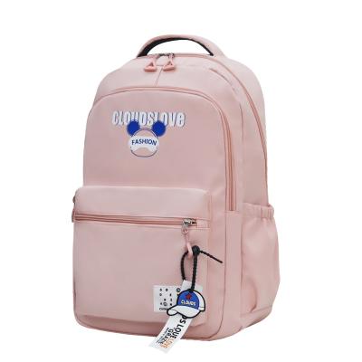 China 2023 Hot Sale Personality Large Capacity Student Campus Can Customize Waterproof Single Color Backpacks for sale