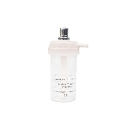 China Plastic Medical Equipments Bubble Oxygen Humidifier Bottle For Oxygen Flowmeter HMD for sale